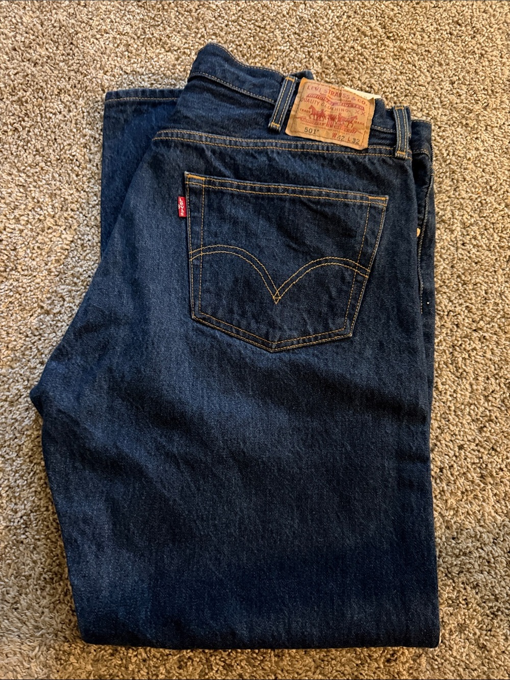 Levi's Men's Indigo Straight Leg Jeans